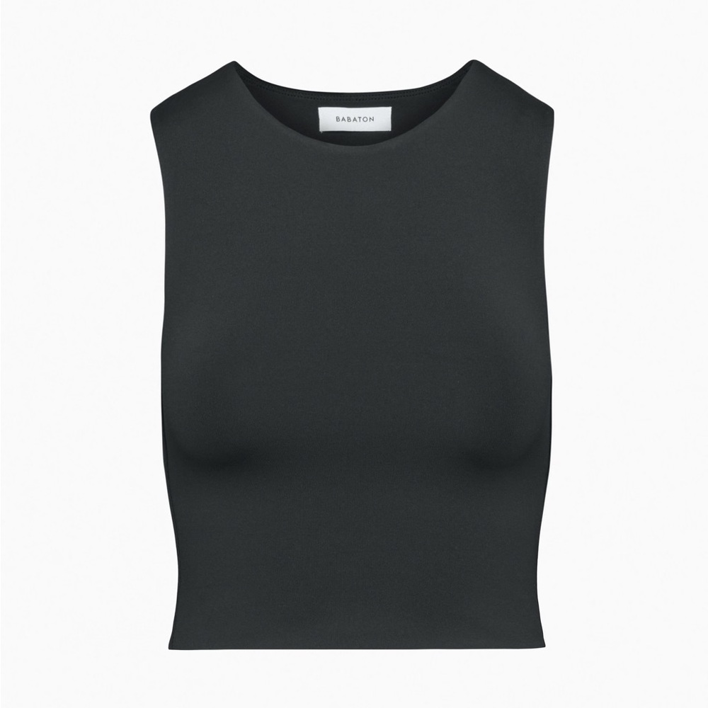 Aritzia Babaton Contour Black Sleeveless Top